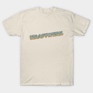 Kraftwerk Retro Typography Faded Style T-Shirt